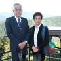 ...avant une montée au monastère du Mont Sainte Odile, juste au-dessus. Pélerinage, 34 ans après la première visite, mais cette fois avec Madame Ohtsuka. Comme Sensei Ogura, il aimait respirer l'air de nos forêts de sapins.